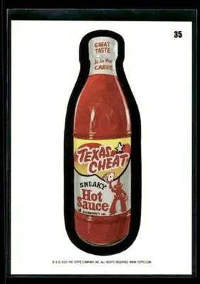 2025 Topps Wacky Packages All New Series Texas Cheat #35