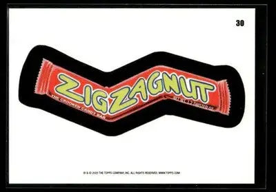 2025 Topps Wacky Packages All New Series Zig Zag Nut #30 Coupon Back