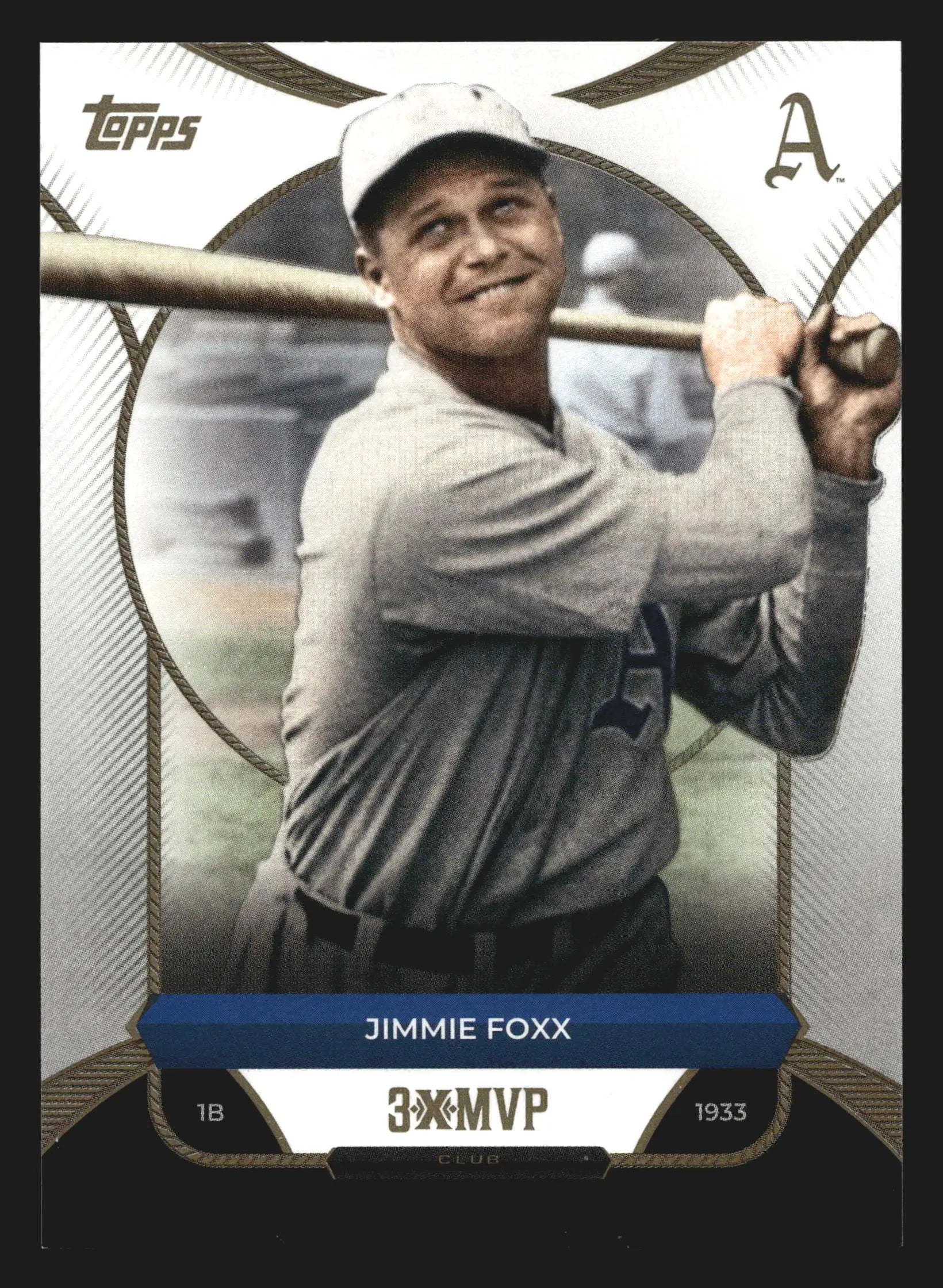 2025 Topps Welcome to the Club 3-Time MVP #35 Jimmie Foxx Athletics HOF