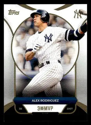 2025 Topps Welcome to the Club: 3 Times MVP #12 Alex Rodriguez - Baseball Card Single