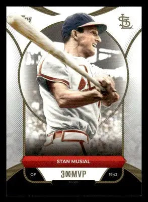 2025 Topps Welcome to the Club: 3 Times MVP #28 Stan Musial - Baseball Card Single
