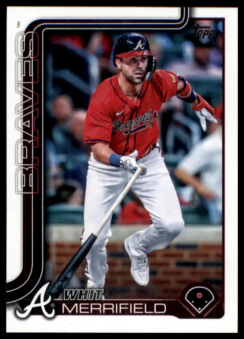 2025 Topps Whit Merrifield 429 Atlanta Braves NM - Baseball Card Single