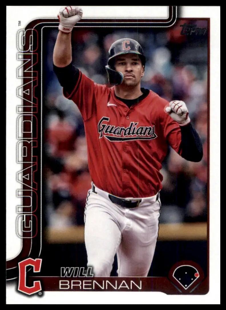 2025 Topps Will Brennan 240 Cleveland Guardians NM - Baseball Card Single