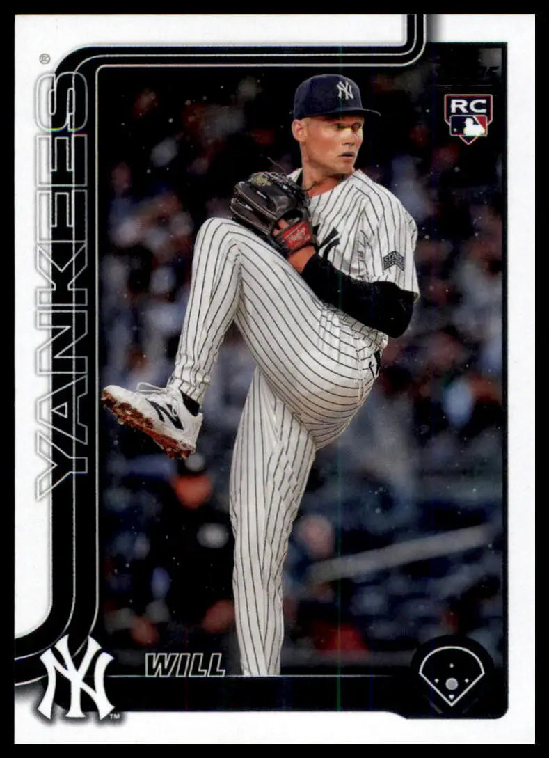 2025 Topps Will Warren RC 97 New York Yankees NM - Baseball Card Single