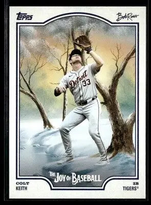 2025 Topps x Bob Ross: The Joy of Baseball #19 Colt Keith - Baseball Card Single