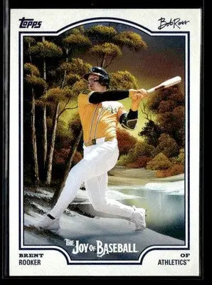 2025 Topps x Bob Ross: The Joy of Baseball #42 Brent Rooker - Baseball Card Single