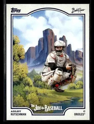2025 Topps x Bob Ross: The Joy of Baseball #46 Adley Rutschman - Baseball Card Single