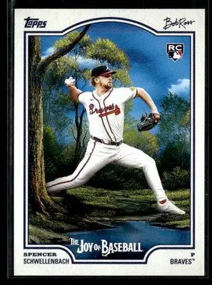 2025 Topps x Bob Ross: The Joy of Baseball #86 Spencer Schwellenbach - Baseball Card Single