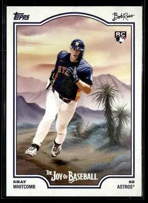 2025 Topps x Bob Ross: The Joy of Baseball #87 Shay Whitcomb - Baseball Card Single