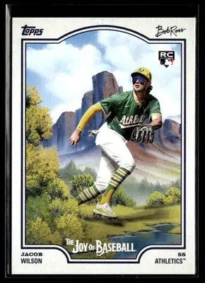 2025 Topps x Bob Ross: The Joy of Baseball #88 Jacob Wilson - Baseball Card Single