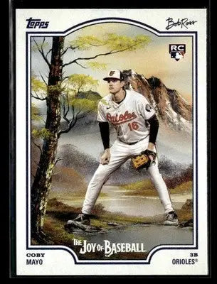 2025 Topps x Bob Ross: The Joy of Baseball #91 Coby Mayo
