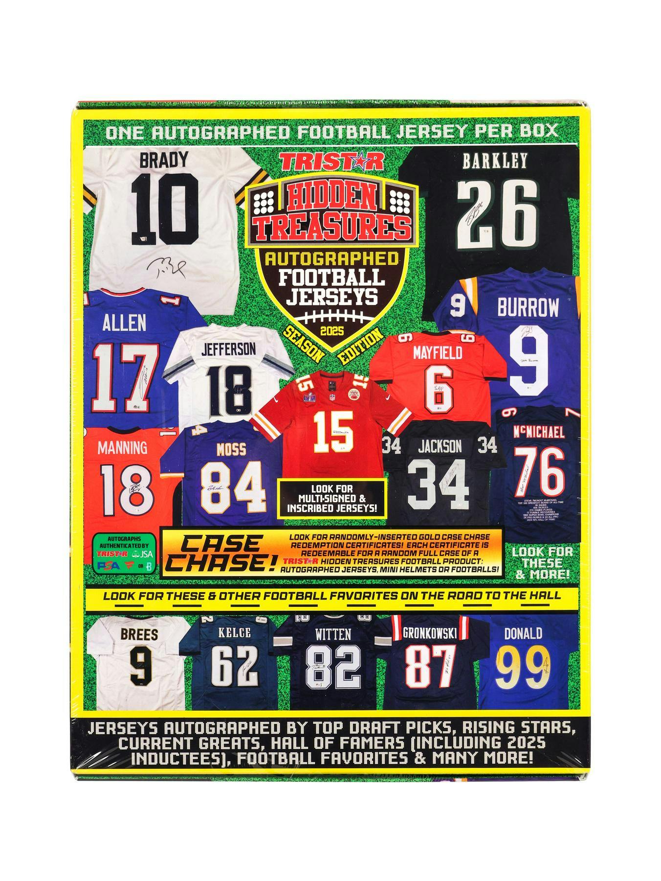 2025 TriStar Autographed Football Jersey Series 2 Hobby Box | Columbia Sports Cards