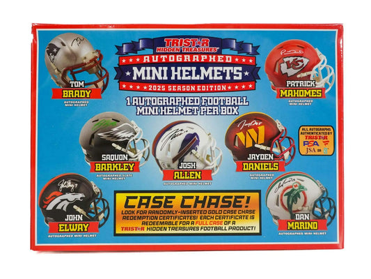 2025 TriStar Hidden Treasures Autographed Football Mini Helmet Hobby Box | Columbia Sports Cards - Sport Card Hobby