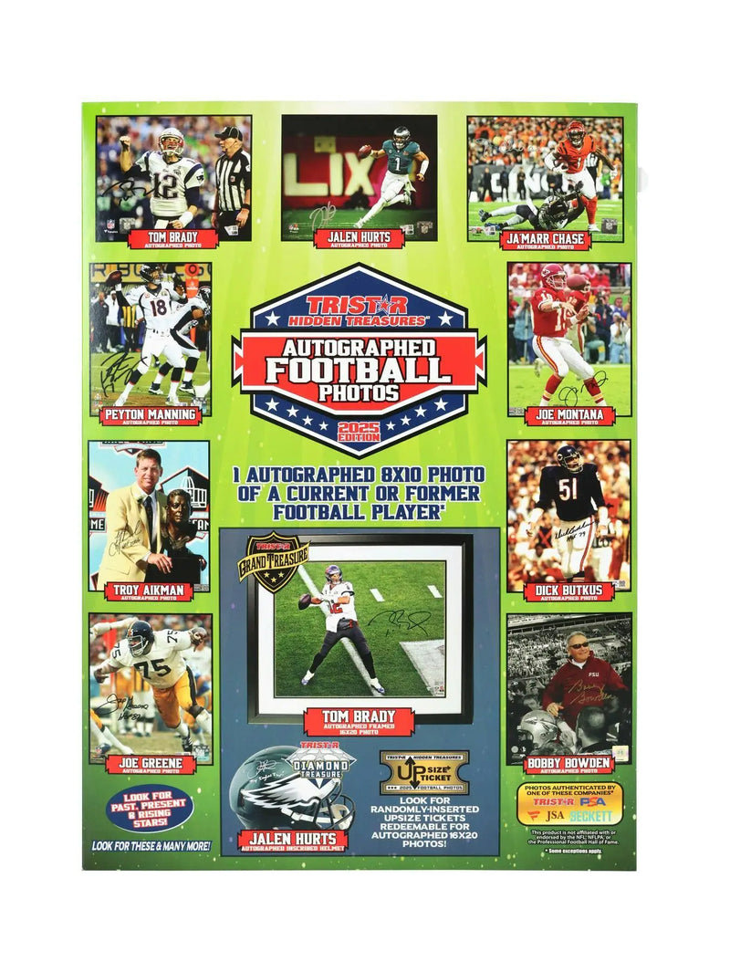 2025 TriStar Hidden Treasures Autographed Football Photos Hobby Box | Columbia Sports Cards - Football Card Box