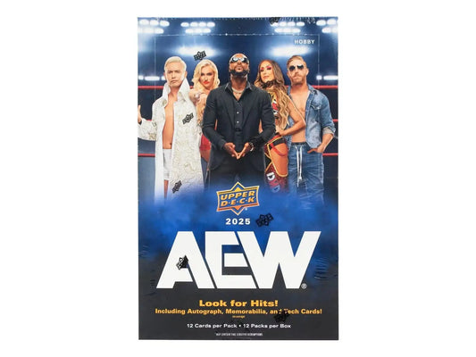 2025 Upper Deck AEW All Elite Wrestling Hobby Box - Sports Card Hobby Boxes