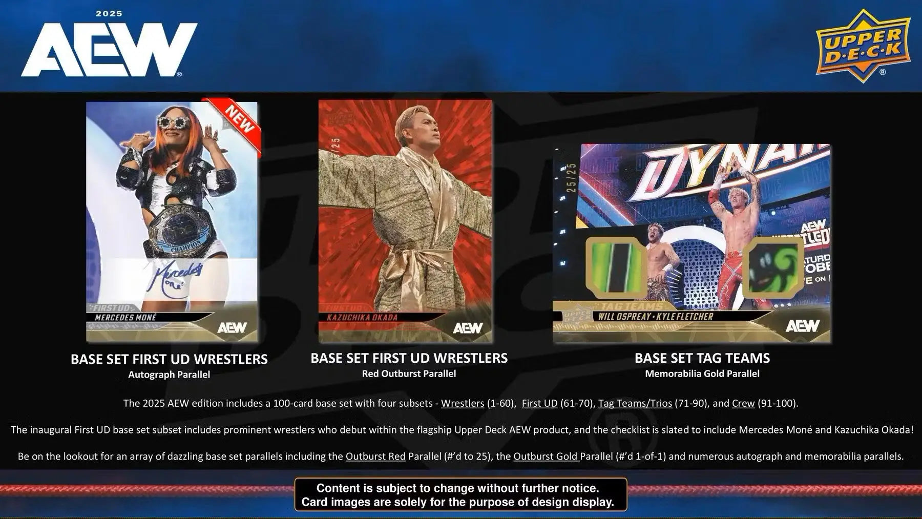 2025 Upper Deck AEW All Elite Wrestling Hobby Box - Sports Card Hobby Boxes