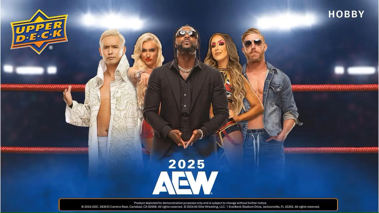 2025 Upper Deck AEW All Elite Wrestling Hobby Box - Sports Card Hobby Boxes
