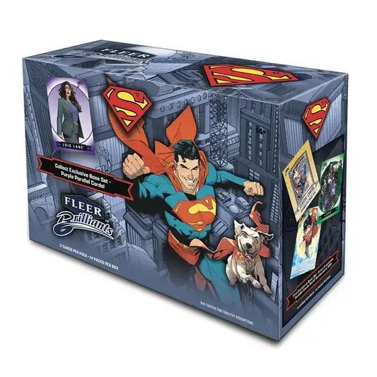 2025 Upper Deck Fleer Brilliants Superman Mega Box - DC Card Box