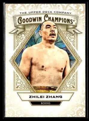2025 Upper Deck Goodwin Champions #12 Zhilei Zhang - Other