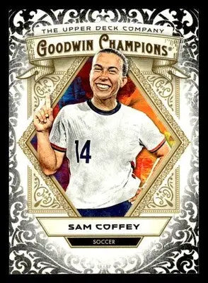2025 Upper Deck Goodwin Champions #68 Sam Coffey Glossy Black - Soccer Card Single