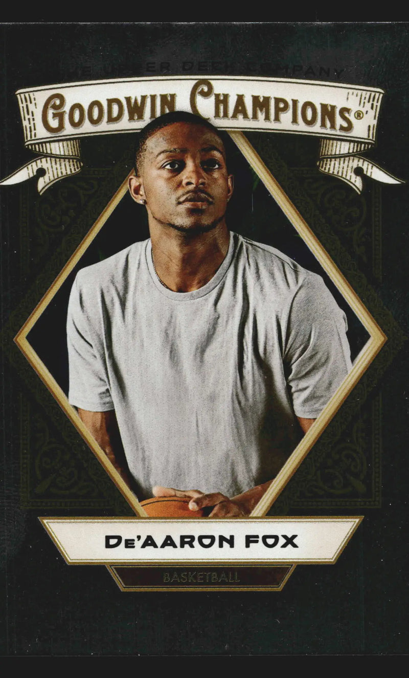 2025 Upper Deck Goodwin Champions De’Aaron Fox #5 Silver Foil Spurs - Basketball Card Single