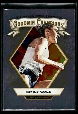 2025 Upper Deck Goodwin Champions Emily Cole #54 Silver Foil Track - Sports Card Single