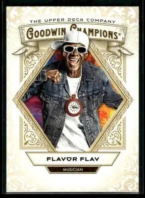 2025 Upper Deck Goodwin Champions Flavor Flav #24 Musician - Music Card Single
