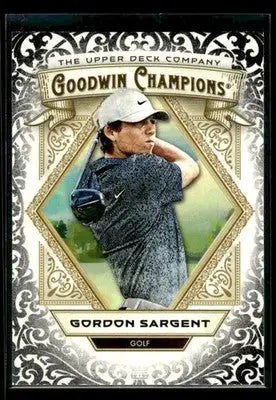 2025 Upper Deck Goodwin Champions Gordon Sargent #48 Glossy Black Vanderbilt - Other