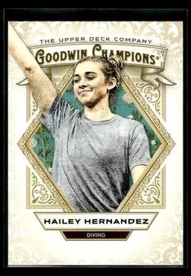 2025 Upper Deck Goodwin Champions Hailey Hernandez #66 Diving - Sports Memorabilia