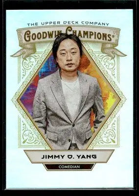 2025 Upper Deck Goodwin Champions Jimmy O. Yang #2 Rainbow Foil Comedian
