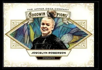 2025 Upper Deck Goodwin Champions Joscelyn Roberson #84 Gymnastics - Sports Card Single
