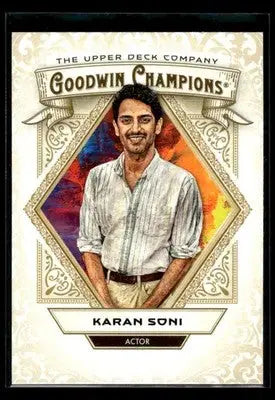 2025 Upper Deck Goodwin Champions Karan Soni #80 Actor