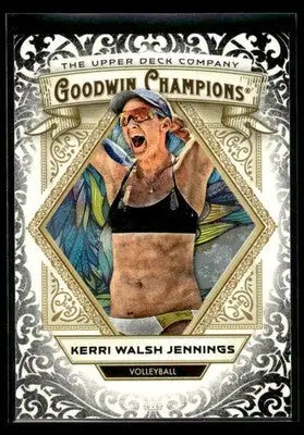2025 Upper Deck Goodwin Champions Kerri Walsh Jennings #26 Glossy Black - Sports Memorabilia