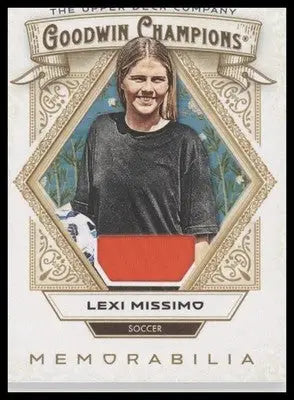 2025 Upper Deck Goodwin Champions #M-LM Lexi Missimo Base Memorabilia - Other