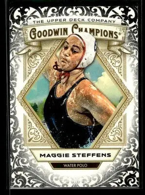 2025 Upper Deck Goodwin Champions Maggie Steffens #6 Glossy Black Water Polo - Other
