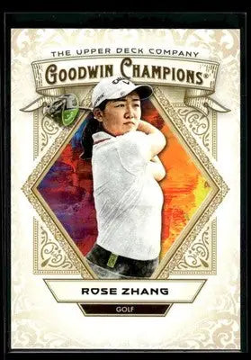 2025 Upper Deck Goodwin Champions Rose Zhang #49 LPGA - Other