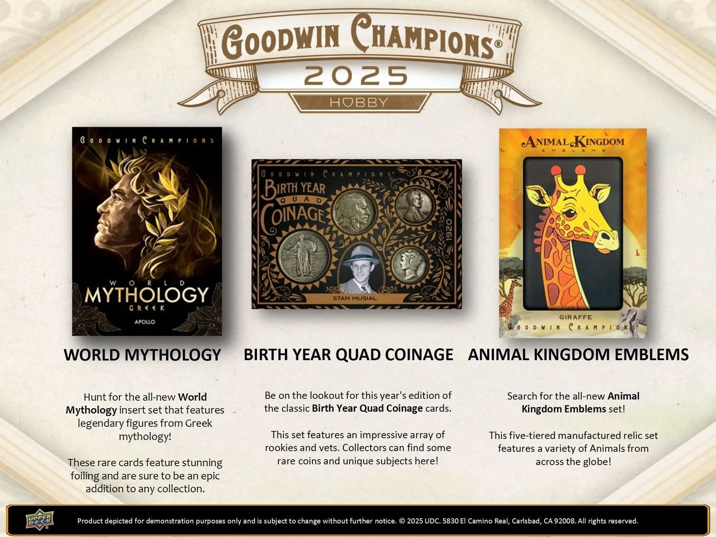 2025 Upper Deck Goodwin Champions Trading Card Hobby Box - Other