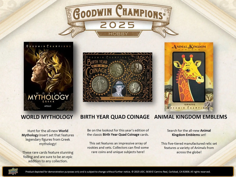 2025 Upper Deck Goodwin Champions Trading Card Hobby Box - Other