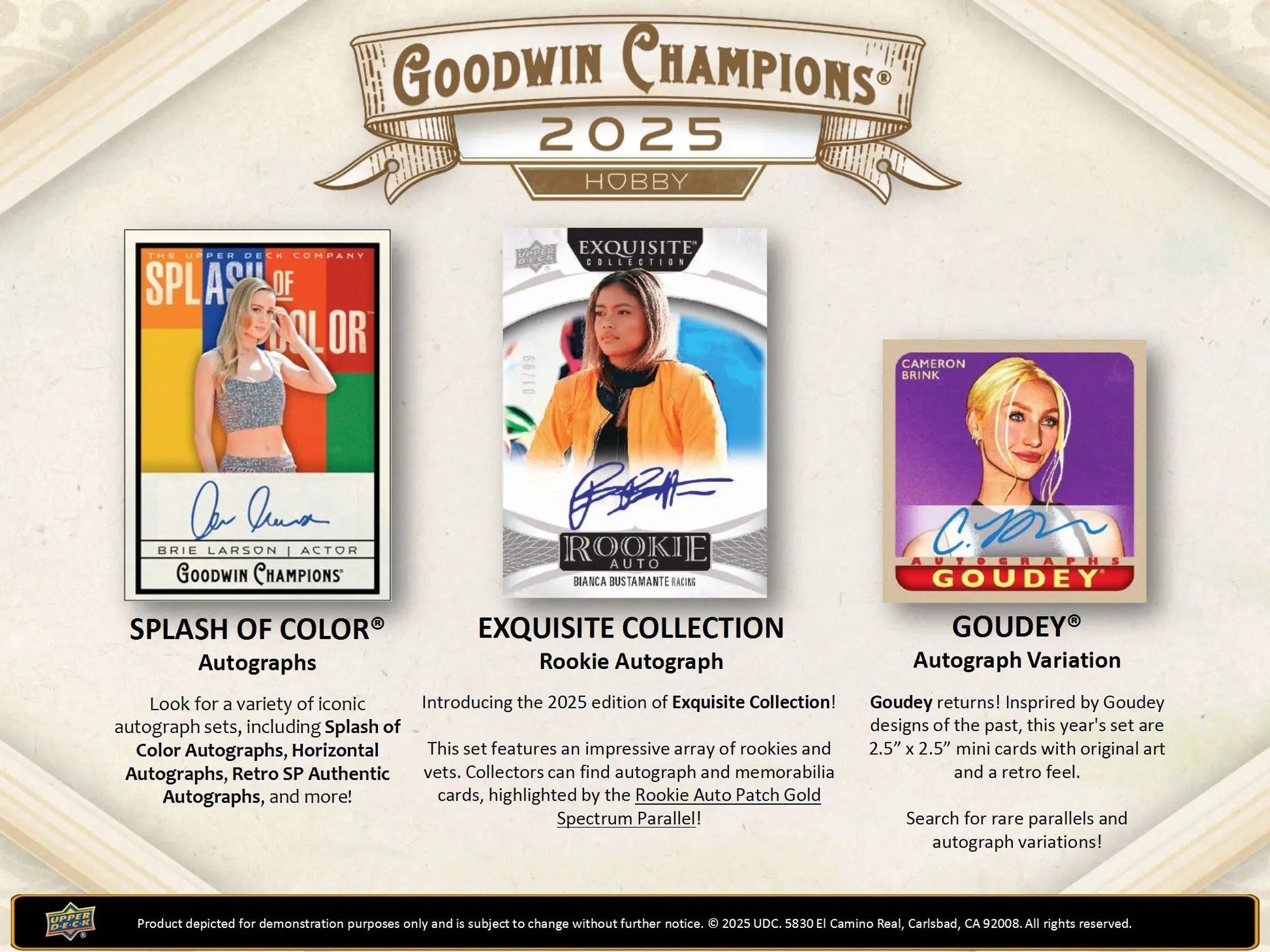 2025 Upper Deck Goodwin Champions Trading Card Hobby Box - Other