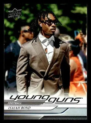 2025 Upper Deck Goodwin Champions #YG-25 Isaiah Bond Young Guns - Football Card Single