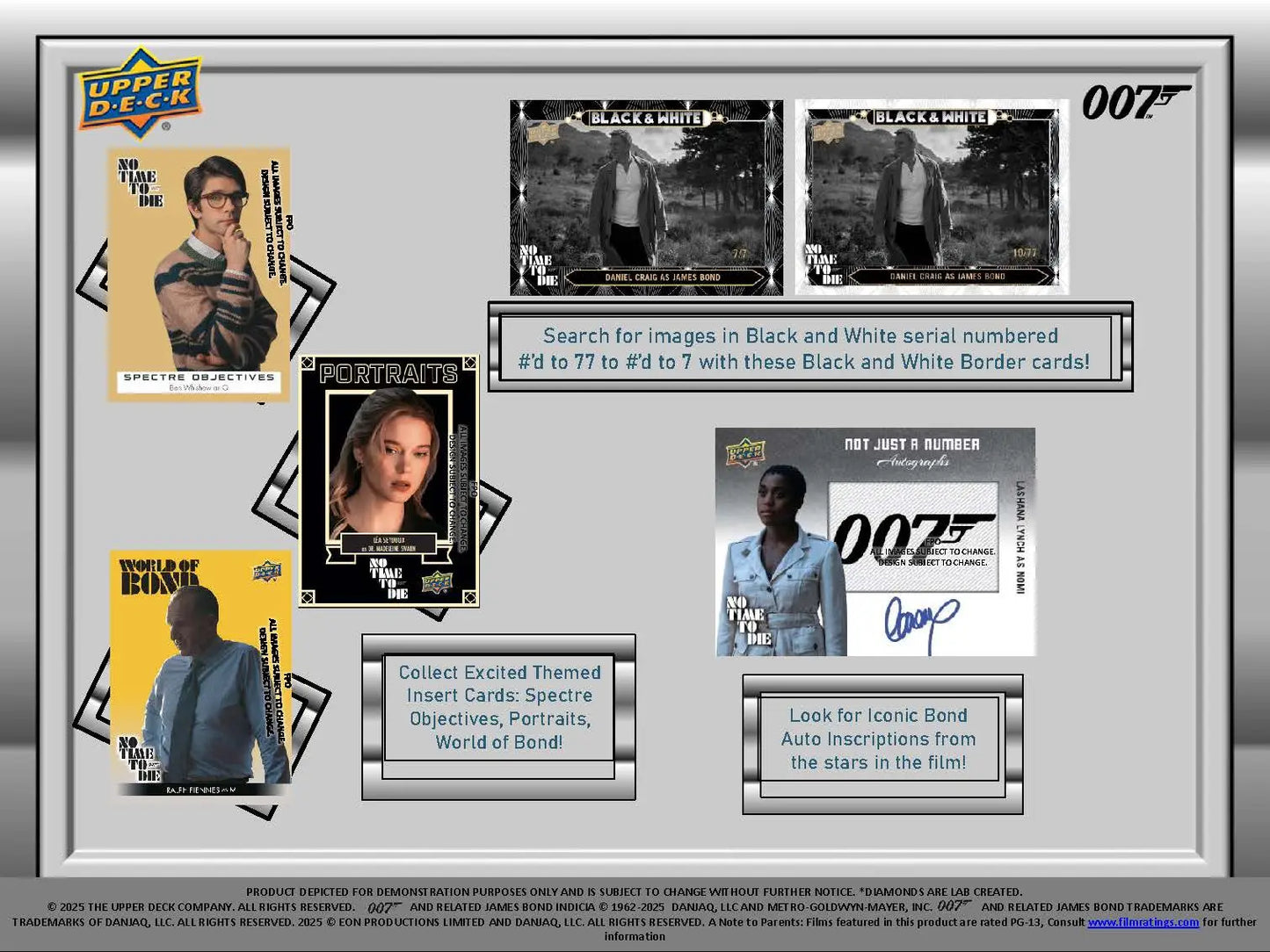 2025 Upper Deck James Bond No Time To Die Hobby Box - Non-Sports Card Box