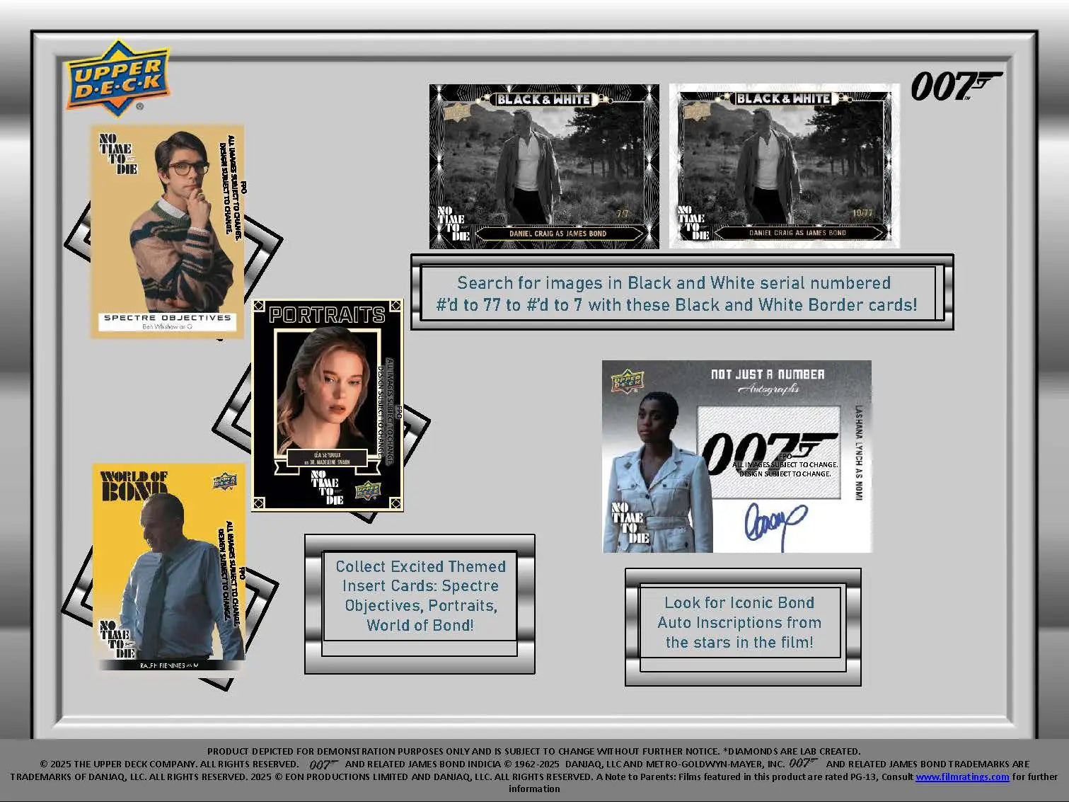 2025 Upper Deck James Bond No Time To Die Hobby Box - Non-Sports Card Box