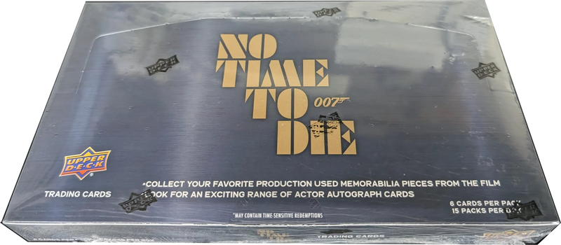 2025 Upper Deck James Bond No Time To Die Hobby Box - Non-Sports Card Box