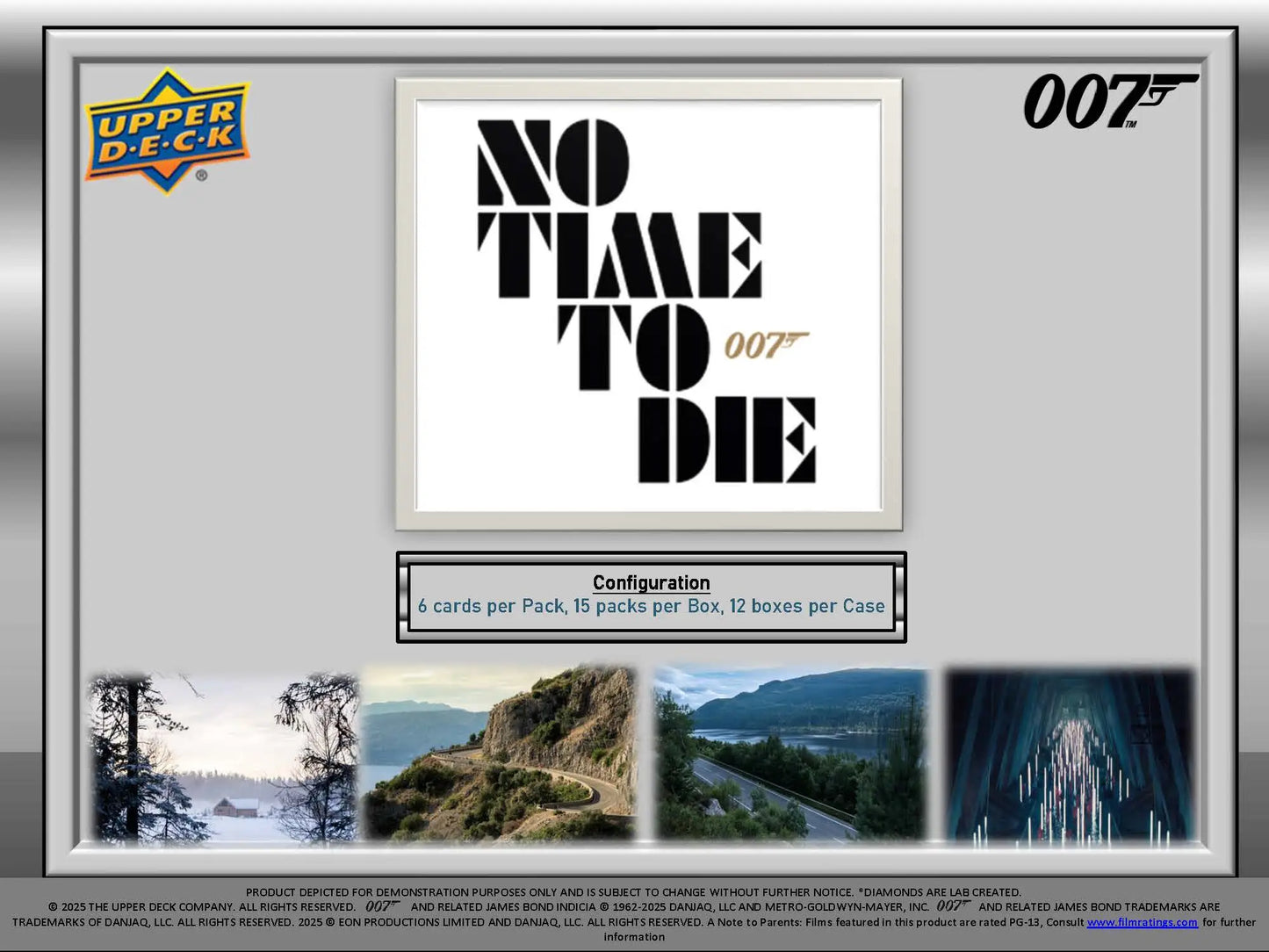 2025 Upper Deck James Bond No Time To Die Hobby Box - Non-Sports Card Box