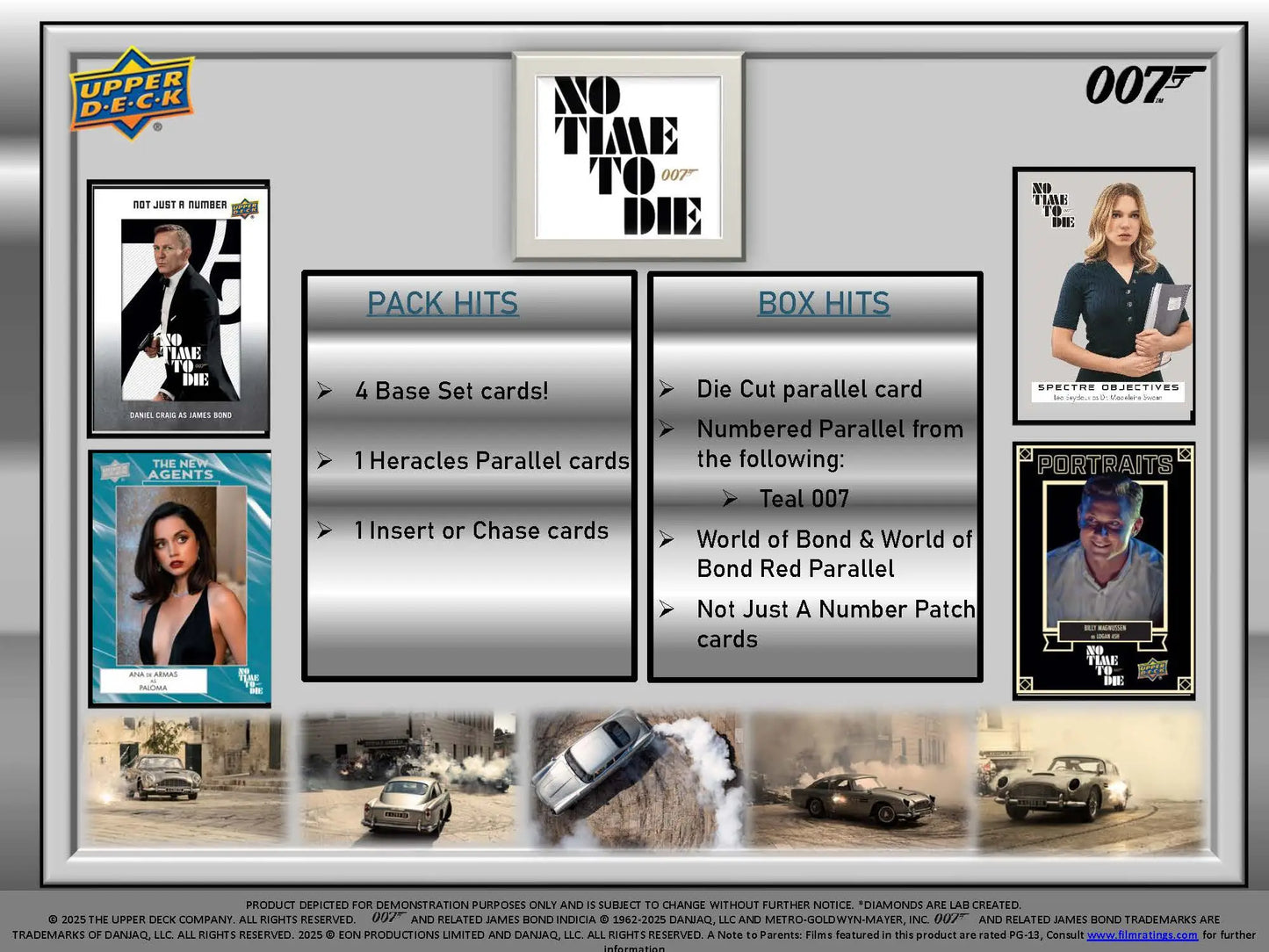2025 Upper Deck James Bond No Time To Die Hobby Box - Non-Sports Card Box