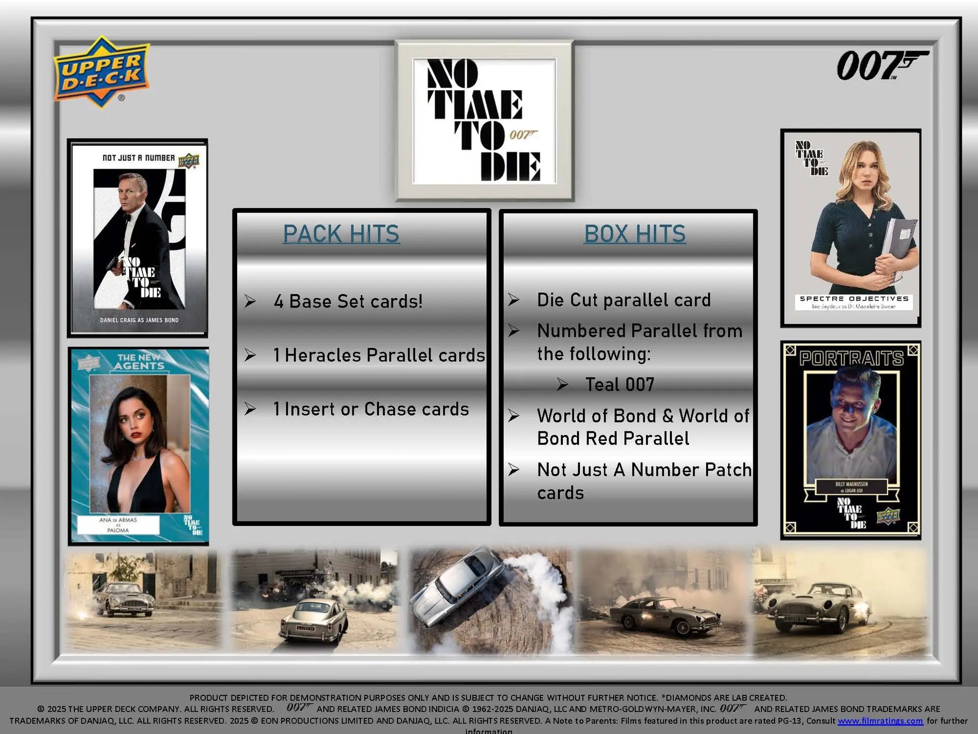 2025 Upper Deck James Bond No Time To Die Hobby Box - Non-Sports Card Box