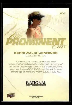 2025 Upper Deck NSCC VIP Kerri Walsh Jennings #PC-5 Beach Volleyball