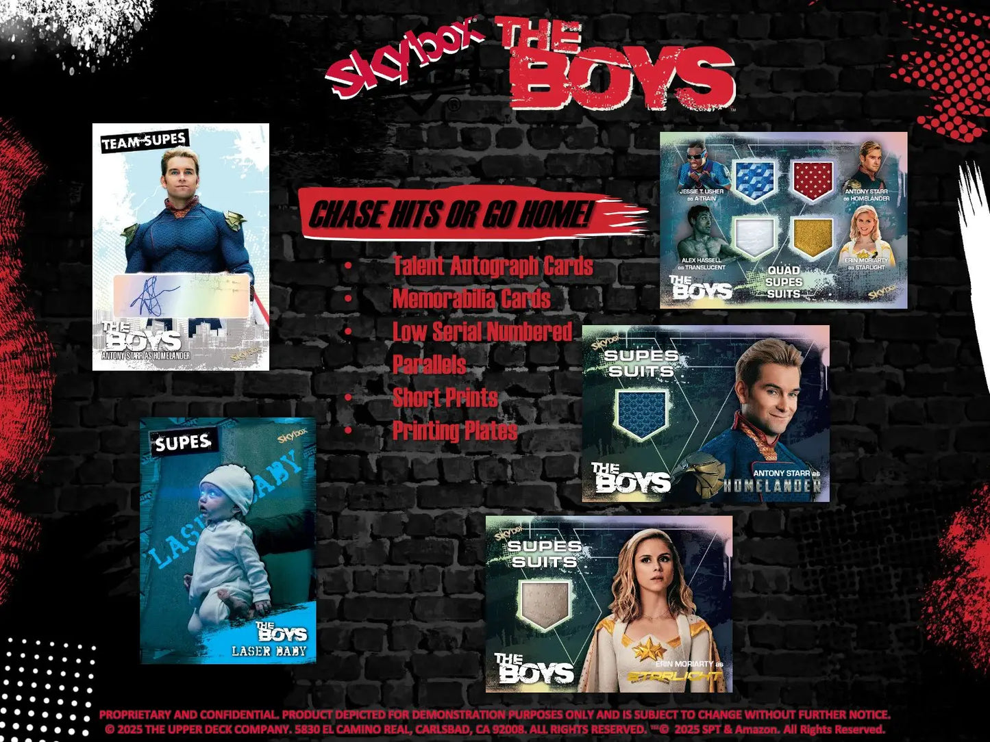 2025 Upper Deck Skybox The Boys Hobby Box - Entertainment Card Box