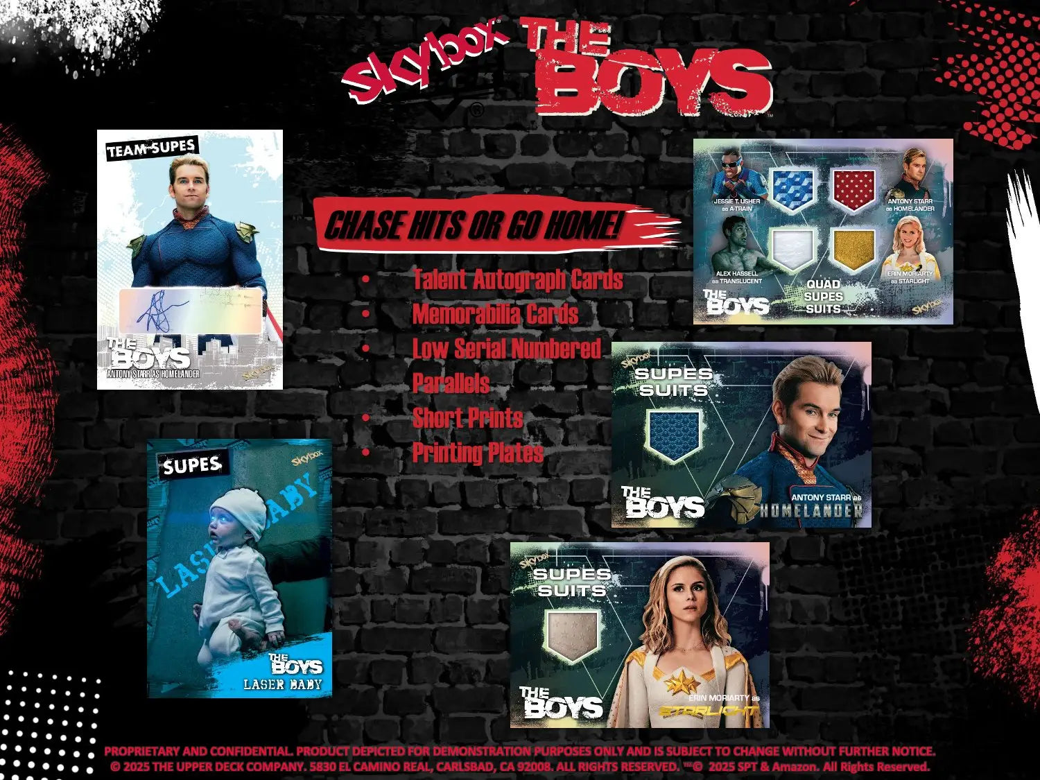2025 Upper Deck Skybox The Boys Hobby Box - Entertainment Card Box