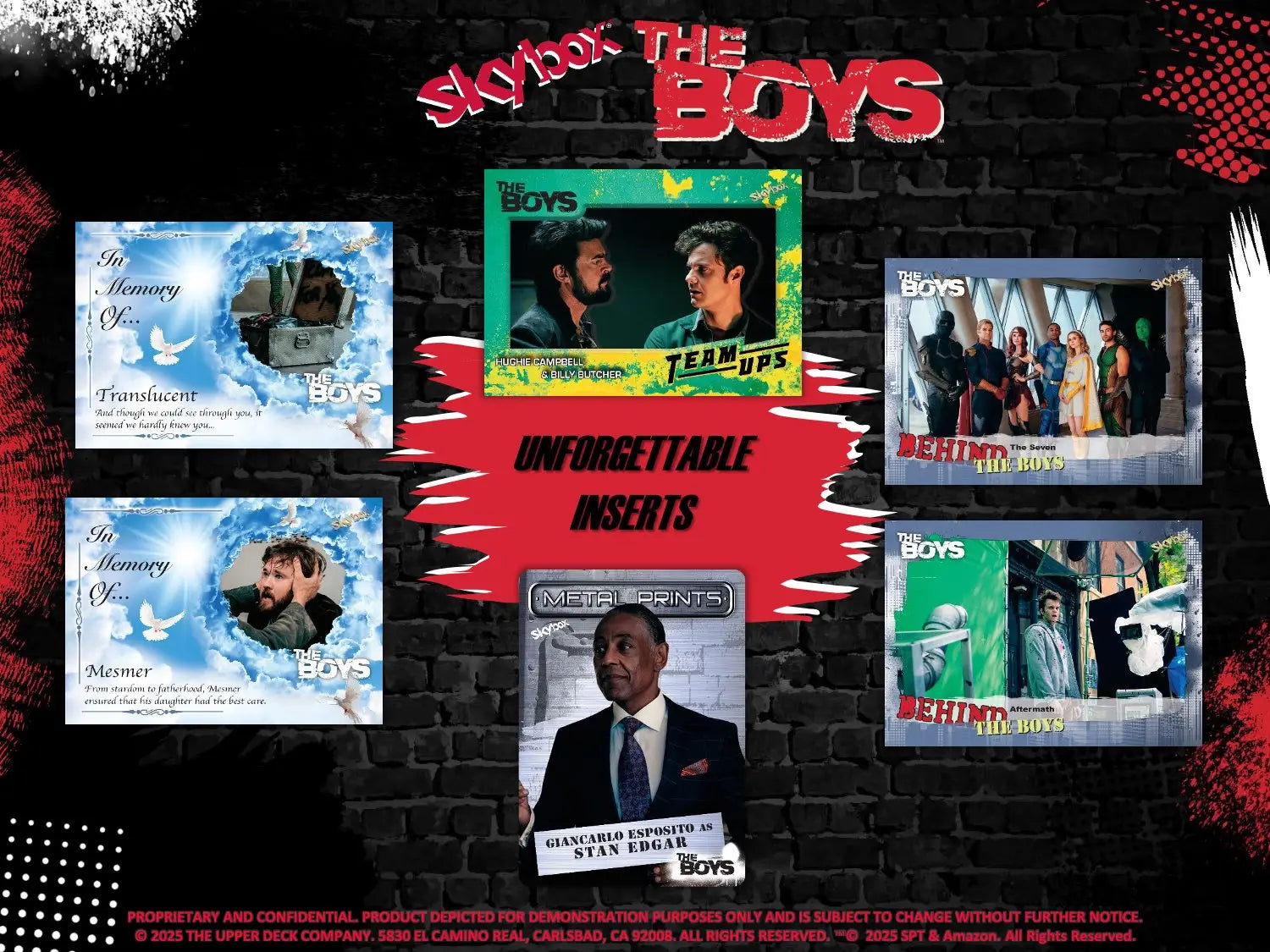 2025 Upper Deck Skybox The Boys Hobby Box - Entertainment Card Box